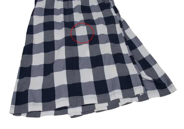 Y's Cotton Rayon Check 2WAY Skirt Pants K-174976_008