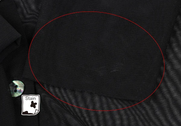Jean Paul GAULTIER CLASSIQUE Rubber Logo Print Mesh Shirt K-174980_009