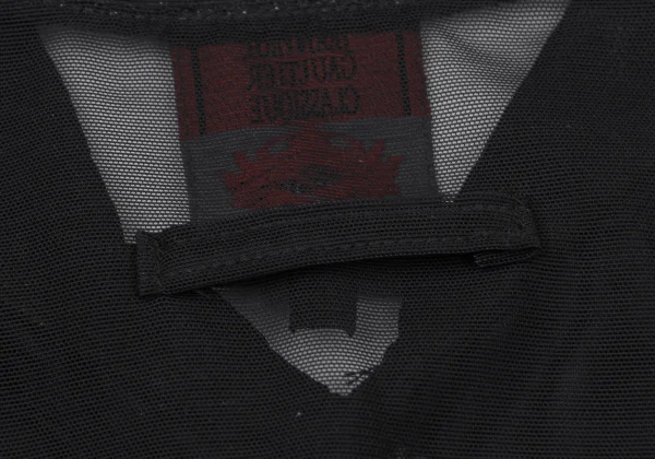 Jean Paul GAULTIER CLASSIQUE Rubber Logo Print Mesh Shirt K-174980_015