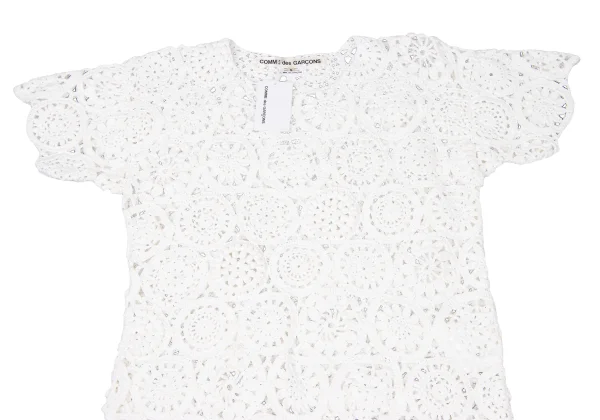 COMME des GARCONS Cotton Lace Short Sleeve Knit K-174985_003