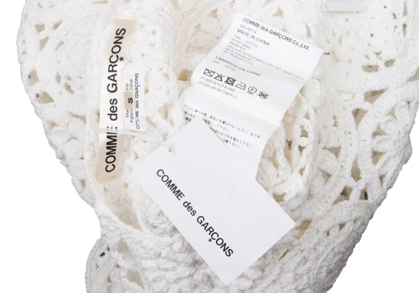 COMME des GARCONS Cotton Lace Short Sleeve Knit K-174985_012