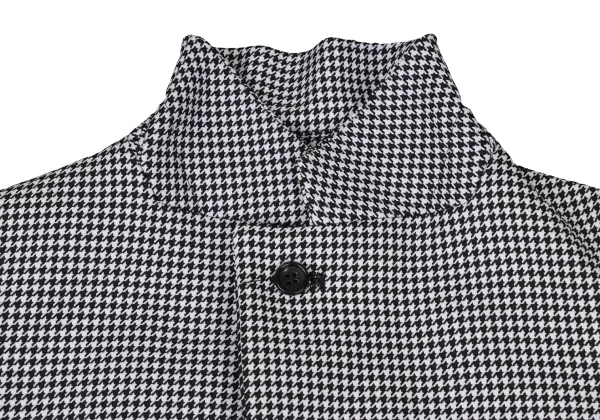 COMME des GARCONS GIRL Poly Ribbon Frill Hem Houndstooth Jacket K-174986_006