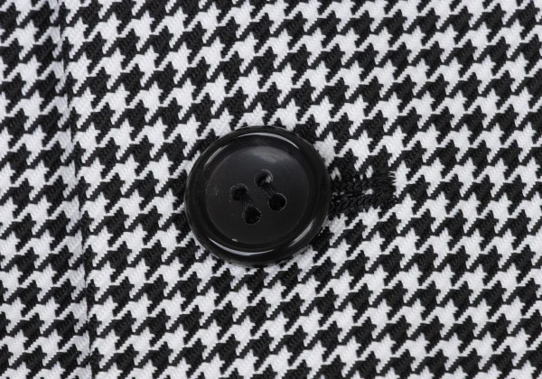 COMME des GARCONS GIRL Poly Ribbon Frill Hem Houndstooth Jacket K-174986_013