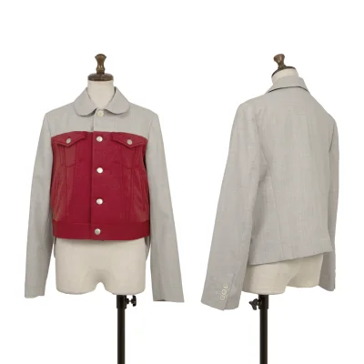 COMME des GARCONS GIRL Front Switching Round-Collar Jacket