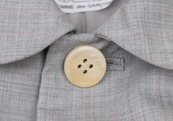 COMME des GARCONS GIRL Front Switching Round-Collar Jacket K-174988_005