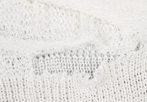 JUNYA WATANABE Linen Blend Crush Design Sleeveless Knit Top K-174990_008