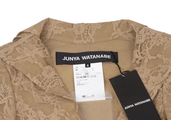 JUNYA WATANABE Floral Embroidery Nylon Mesh Tailcoat Jacket K-174993_004