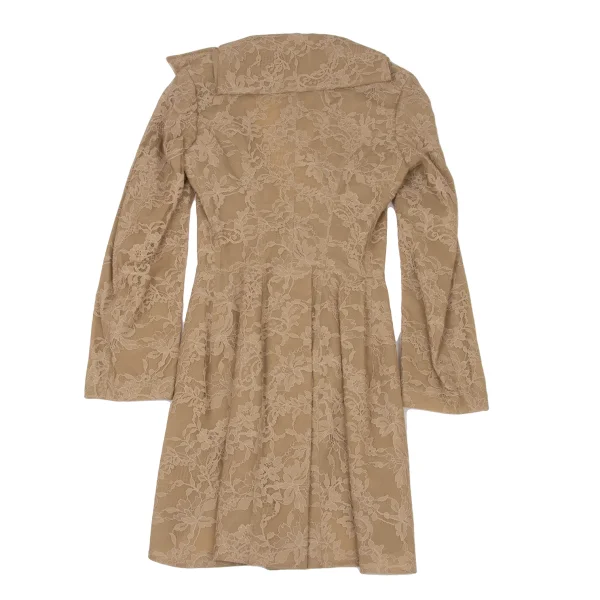 JUNYA WATANABE Floral Embroidery Nylon Mesh Tailcoat Jacket K-174993_011