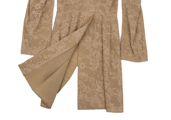 JUNYA WATANABE Floral Embroidery Nylon Mesh Tailcoat Jacket K-174993_013