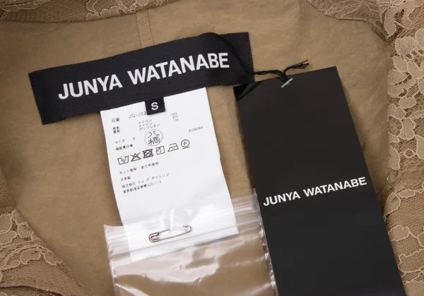 JUNYA WATANABE Floral Embroidery Nylon Mesh Tailcoat Jacket K-174993_016