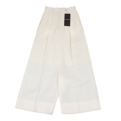 JUNYA WATANABE Wool Blend Two Tuck Dropped Crotch Pants