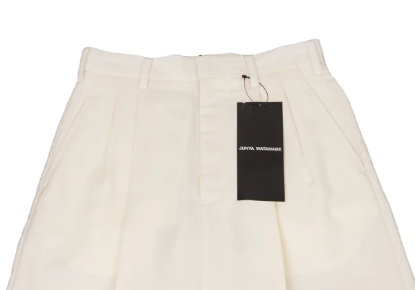 JUNYA WATANABE Wool Blend Two Tuck Dropped Crotch Pants K-174994_003