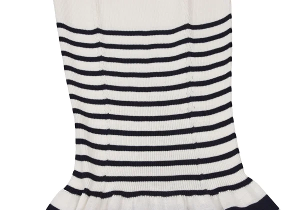 JUNYA WATANABE Wool Blend Ribbed Knit Paneling Flare Skirt  K-174995_008