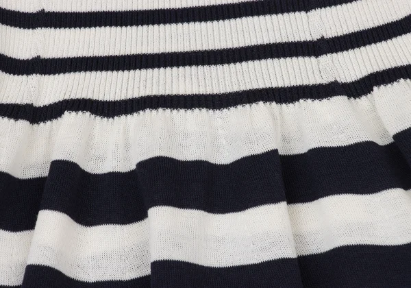 JUNYA WATANABE Wool Blend Ribbed Knit Paneling Flare Skirt  K-174995_009