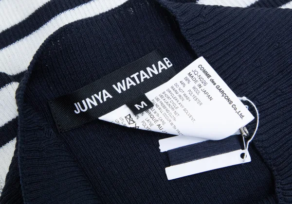 JUNYA WATANABE Wool Blend Ribbed Knit Paneling Flare Skirt  K-174995_015
