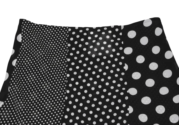 JUNYA WATANABE Poly Curved Multi Dot Flare Skirt K-174996_004