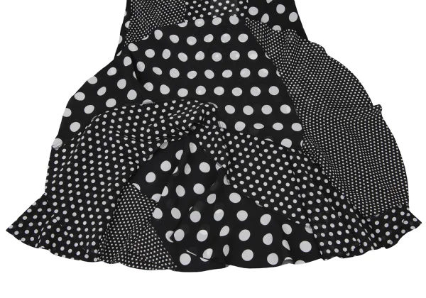 JUNYA WATANABE Poly Curved Multi Dot Flare Skirt K-174996_007
