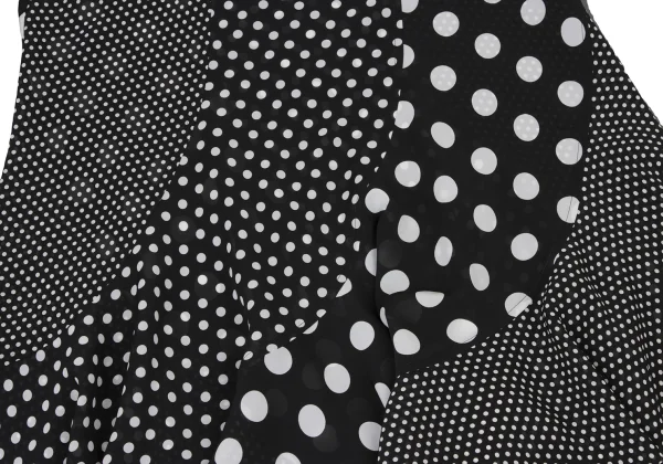 JUNYA WATANABE Poly Curved Multi Dot Flare Skirt K-174996_009