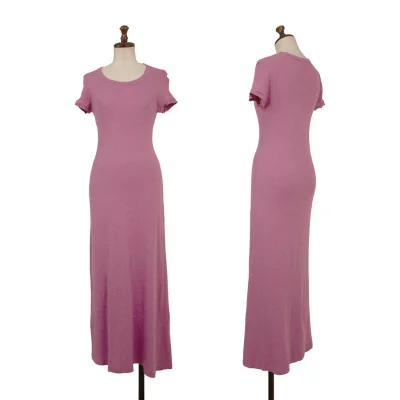 sunao kuwahara I.S. Cotton Openwork Knit Dress
