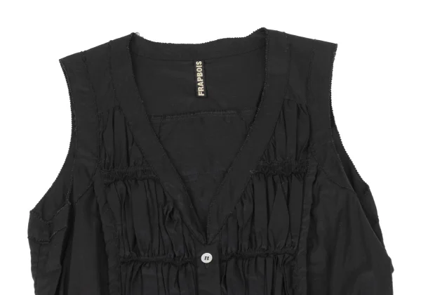 FRAPBOIS Cotton Gather Sleeveless Dress K-175002_004