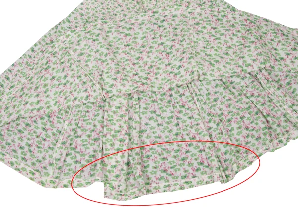 TSUMORI CHISATO Cotton Floral Printed Skirt K-175003_008
