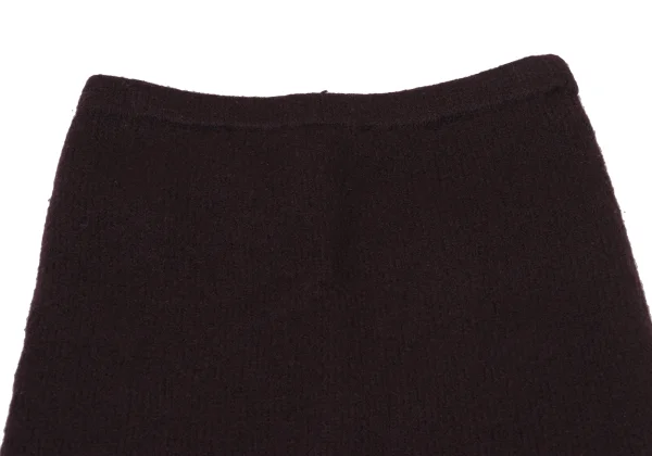 TSUMORI CHISATO Wool Hem Fringe Knit Skirt K-175004_004