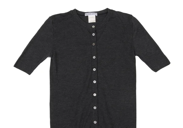 TSUMORI CHISATO Cotton Short Sleeves Knit Cardigan K-175005_003