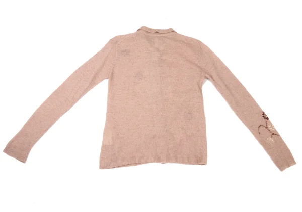 TSUMORI CHISATO Floral Swquins Embroidery Wool Knit Cardigan K-175006_013