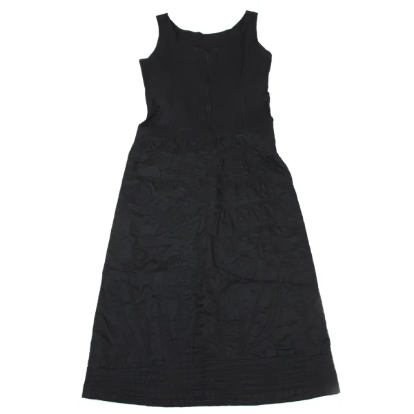 TSUMORI CHISATO Floral Motif Stitching Padded Sleeveless Dress K-175008_002