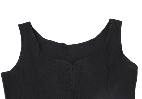 TSUMORI CHISATO Floral Motif Stitching Padded Sleeveless Dress K-175008_005