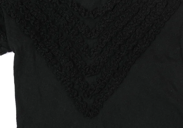 zucca Dyed Cotton Patch Design Short Sleeve T-Shirt K-175011_006