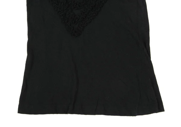 zucca Dyed Cotton Patch Design Short Sleeve T-Shirt K-175011_007