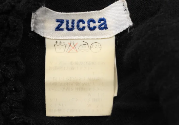 zucca Dyed Cotton Patch Design Short Sleeve T-Shirt K-175011_012