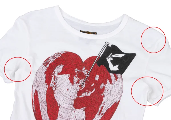 Vivienne Westwood ANGLOMANIA Heart Map Printed T-shirt K-175012_002