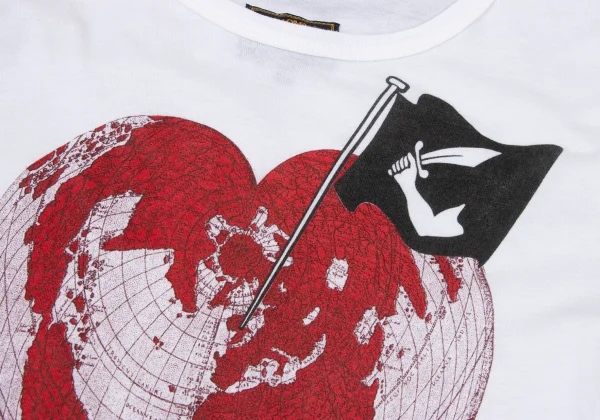 Vivienne Westwood ANGLOMANIA Heart Map Printed T-shirt K-175012_008