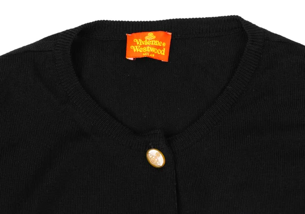 Vivienne Westwood Vintage "Red Tag" Wool Orb Embroidery Crew Neck Cardigan  K-175015_005