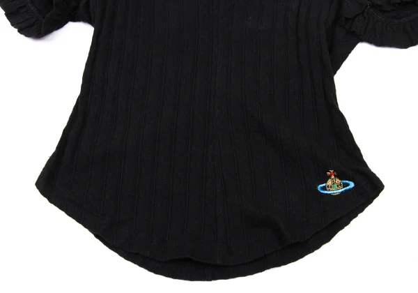 Vivienne Westwood Vintage "Red Tag" Orb Embroidery Ruffled Panel Detail Top K-175017_008