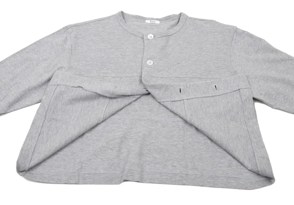 Y's bis Panel Switching Crew-neck Cardigan K-175020_010