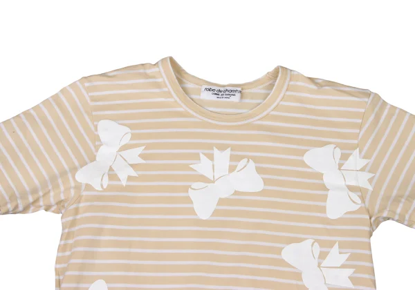 robe de chambre COMME des GARCONS Ribbon Printed  Stripe T-shirt K-175021_002