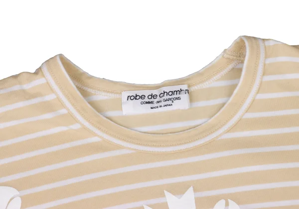 robe de chambre COMME des GARCONS Ribbon Printed  Stripe T-shirt K-175021_003
