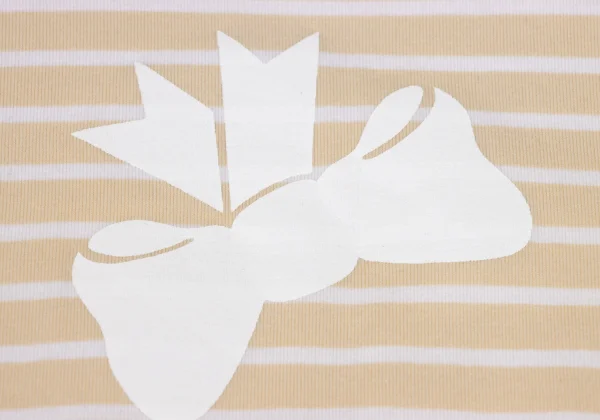 robe de chambre COMME des GARCONS Ribbon Printed  Stripe T-shirt K-175021_004
