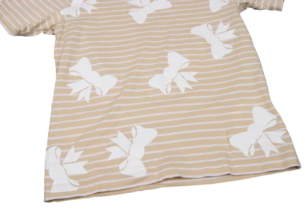 robe de chambre COMME des GARCONS Ribbon Printed  Stripe T-shirt K-175021_006