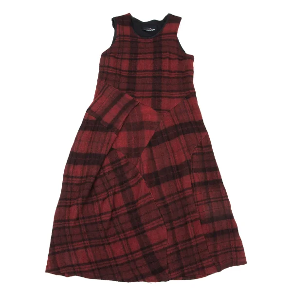 tricot COMME des GARCONS Brushed Plaid Sleeveless Dress K-175023_002