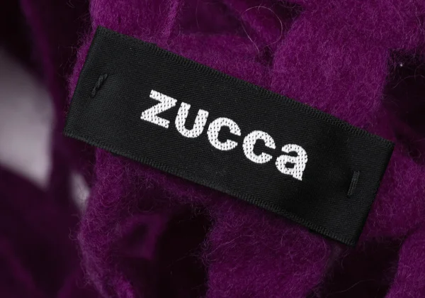 zucca Mesh Woven Fringe Scarf K-175030_007