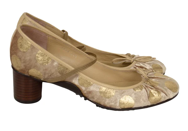 TSUMORI CHISATO Foil Dot Printed Heel Pumps K-175031_007