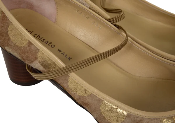 TSUMORI CHISATO Foil Dot Printed Heel Pumps K-175031_009
