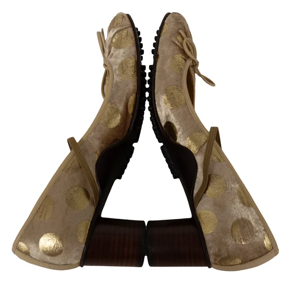 TSUMORI CHISATO Foil Dot Printed Heel Pumps K-175031_010