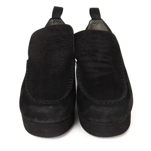 TSUMORI CHISATO Suede Platform Moccasins K-175032_002