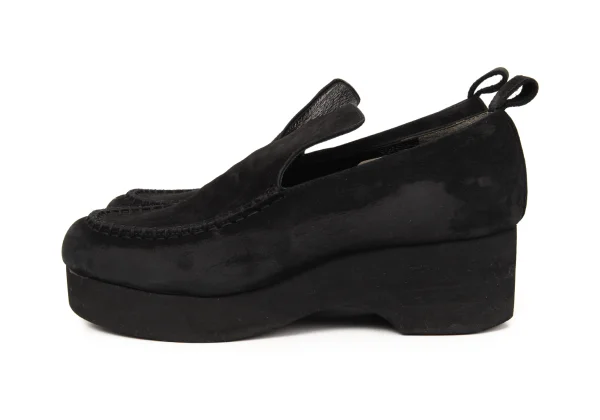 TSUMORI CHISATO Suede Platform Moccasins K-175032_004