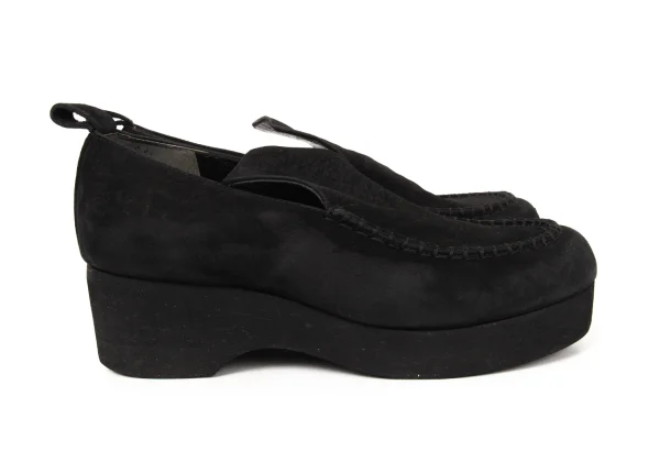 TSUMORI CHISATO Suede Platform Moccasins K-175032_006